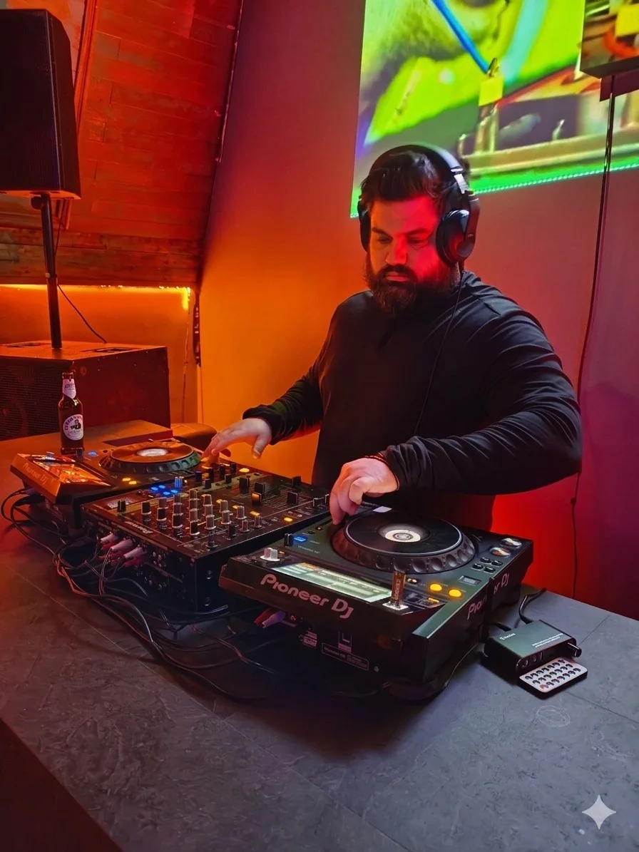 ice-beats performing at a club